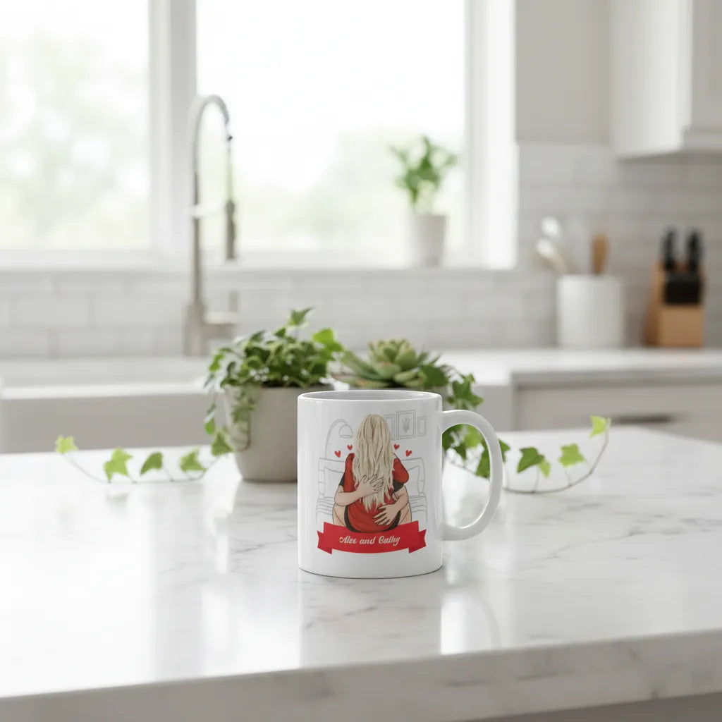 Boyfriend Personalized Funny Coffee Mug - My Girlfriend is Hotter than My Coffee