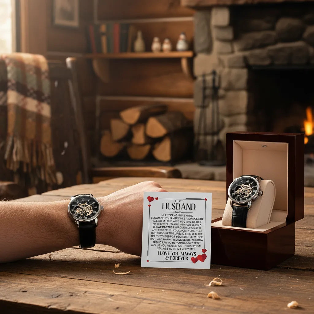 Husband Romantic Openworks Watch - Special To Me