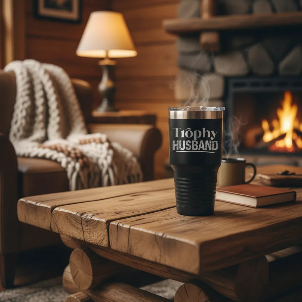 Trophy Husband Stainless Steel Tumbler – 20oz & 30oz