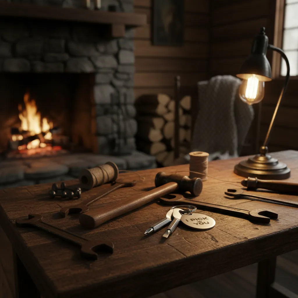 Soulmate Engraved Keychain – A Small Gift with Big Meaning - I Pick You