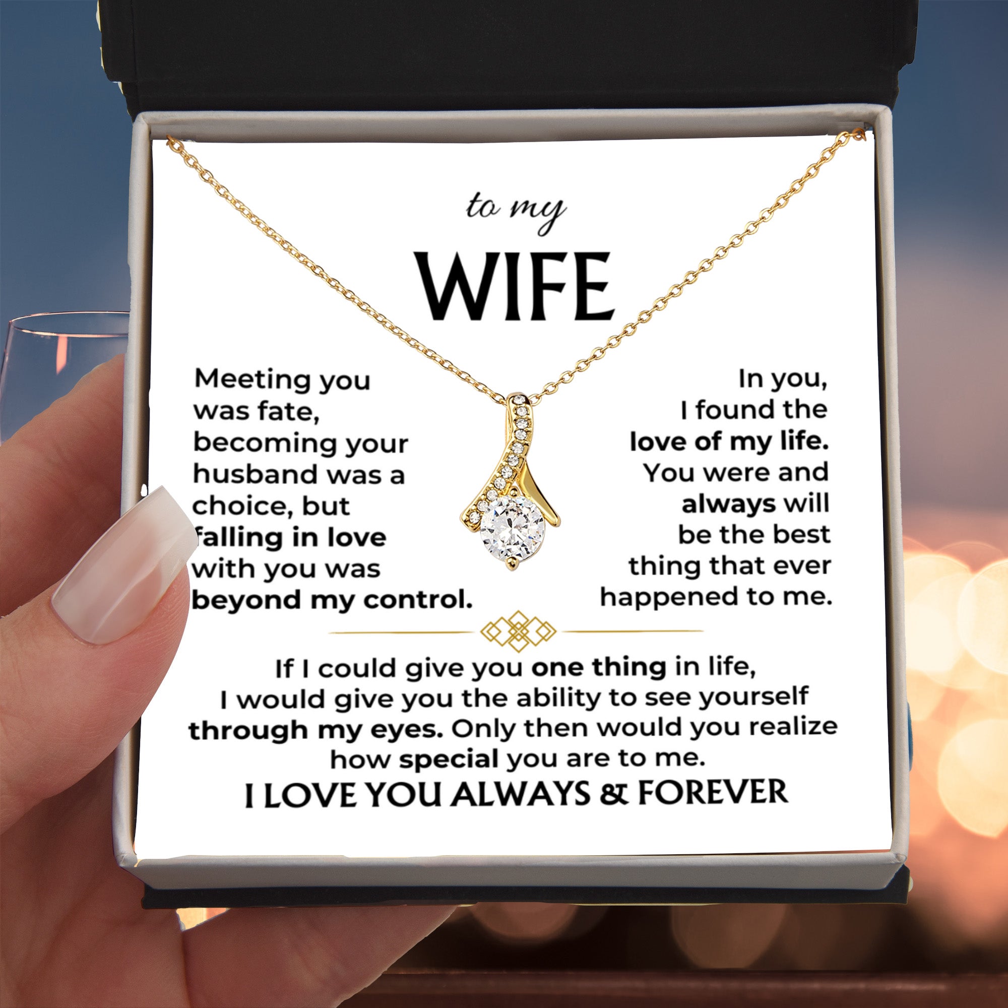 To my wife, you are the best thing that ever happened to me