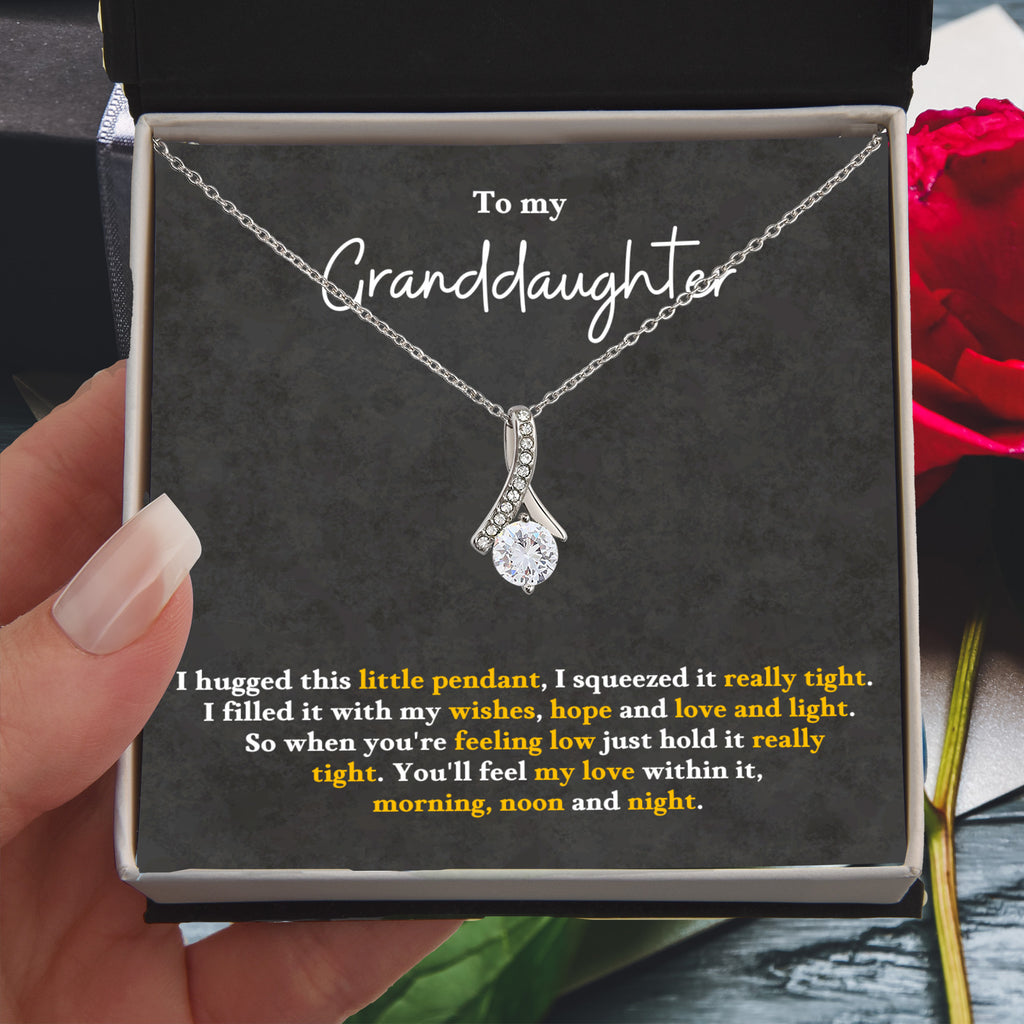 To my granddaughter, you'll feel my love within this