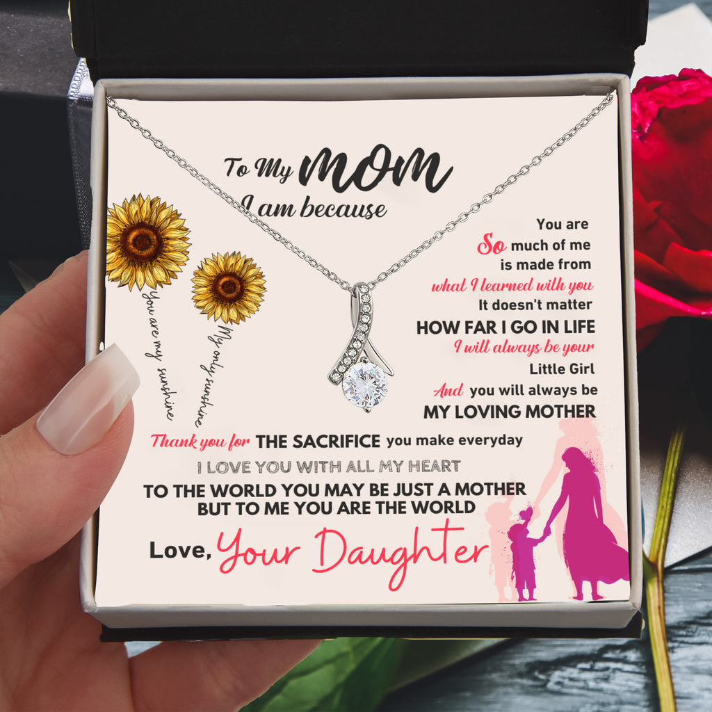 To my mom, thank you for everything