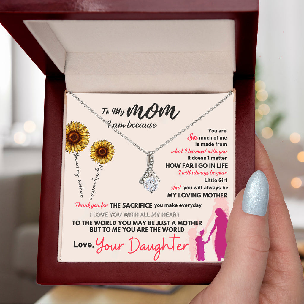 To my mom, thank you for everything