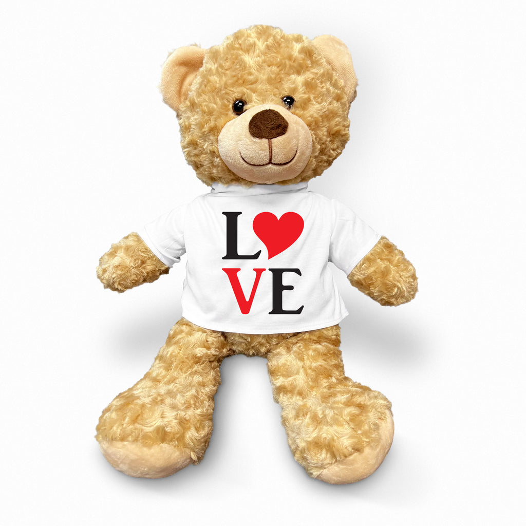 Spread Some Love - Adorable Plush Lamb, Panda, or Teddy Bear with Tee Shirt
