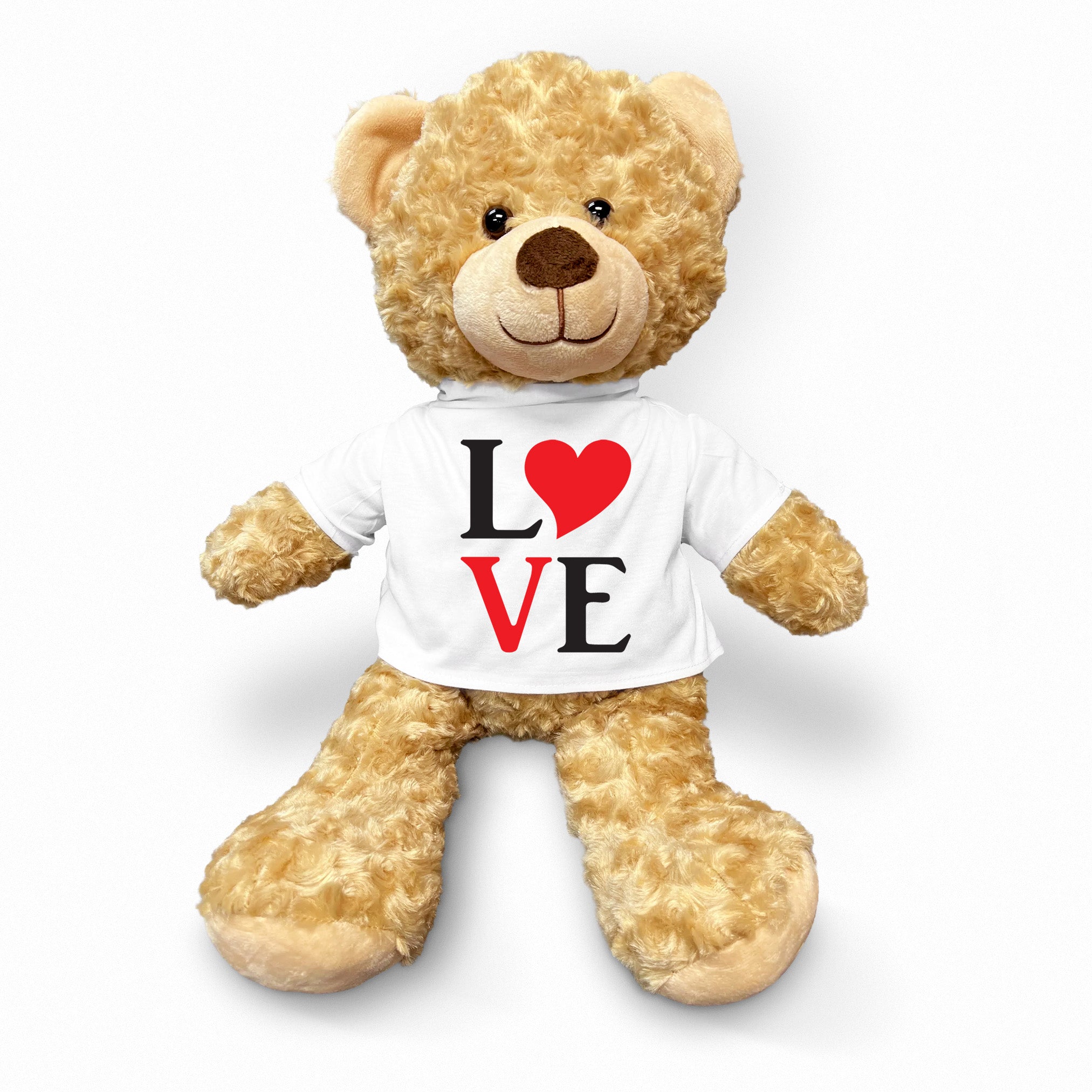 Spread Some Love - Adorable Plush Lamb, Panda, or Teddy Bear with Tee Shirt