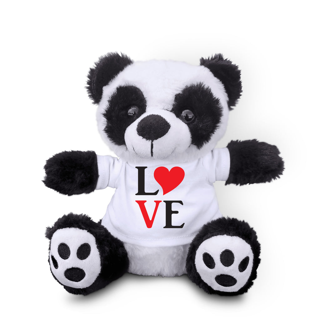 Spread Some Love - Adorable Plush Lamb, Panda, or Teddy Bear with Tee Shirt
