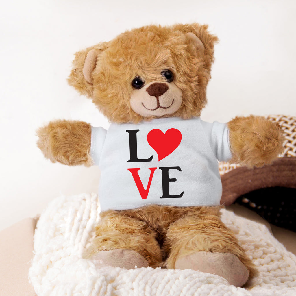 Spread Some Love - Adorable Plush Lamb, Panda, or Teddy Bear with Tee Shirt