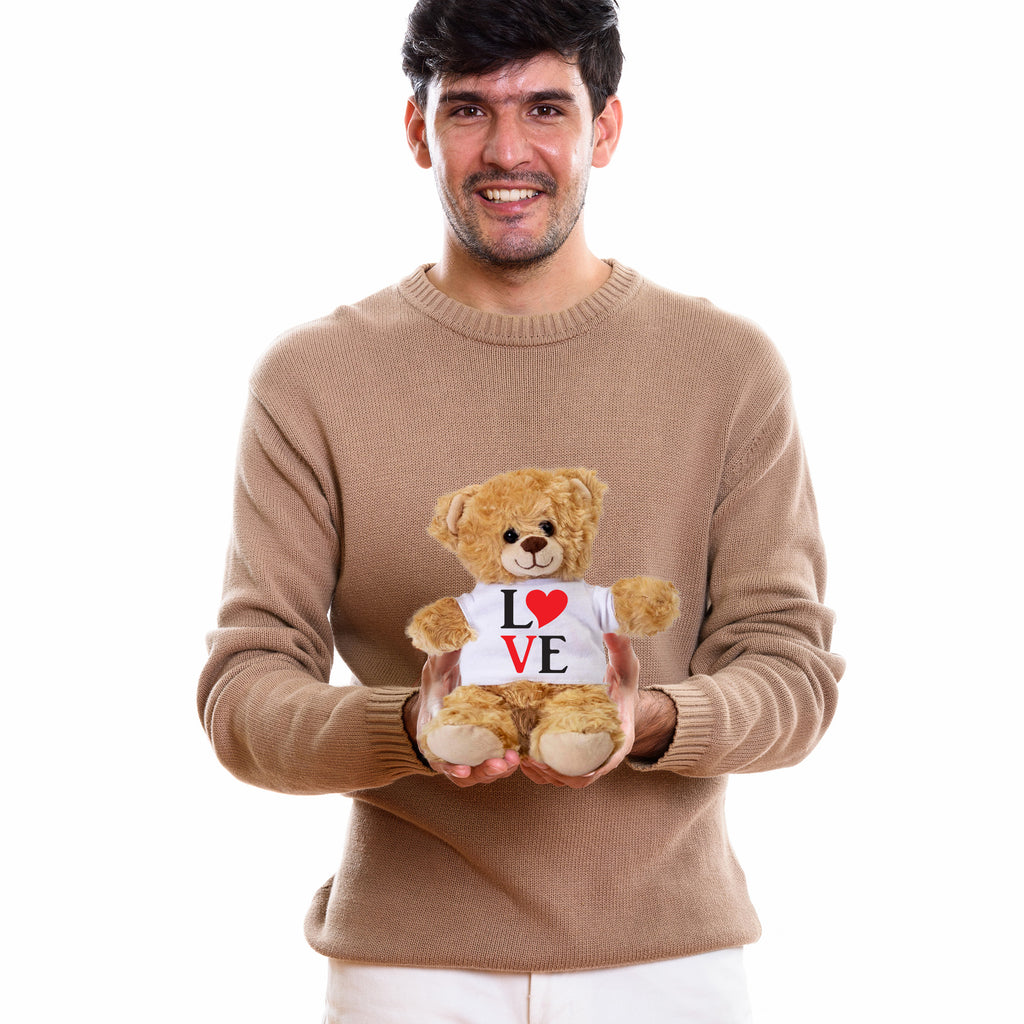 Spread Some Love - Adorable Plush Lamb, Panda, or Teddy Bear with Tee Shirt
