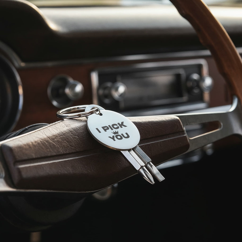 Soulmate Engraved Keychain – A Small Gift with Big Meaning - I Pick You