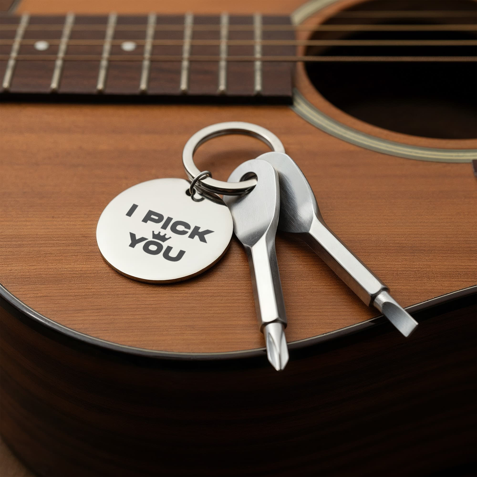 Soulmate Engraved Keychain – A Small Gift with Big Meaning - I Pick You