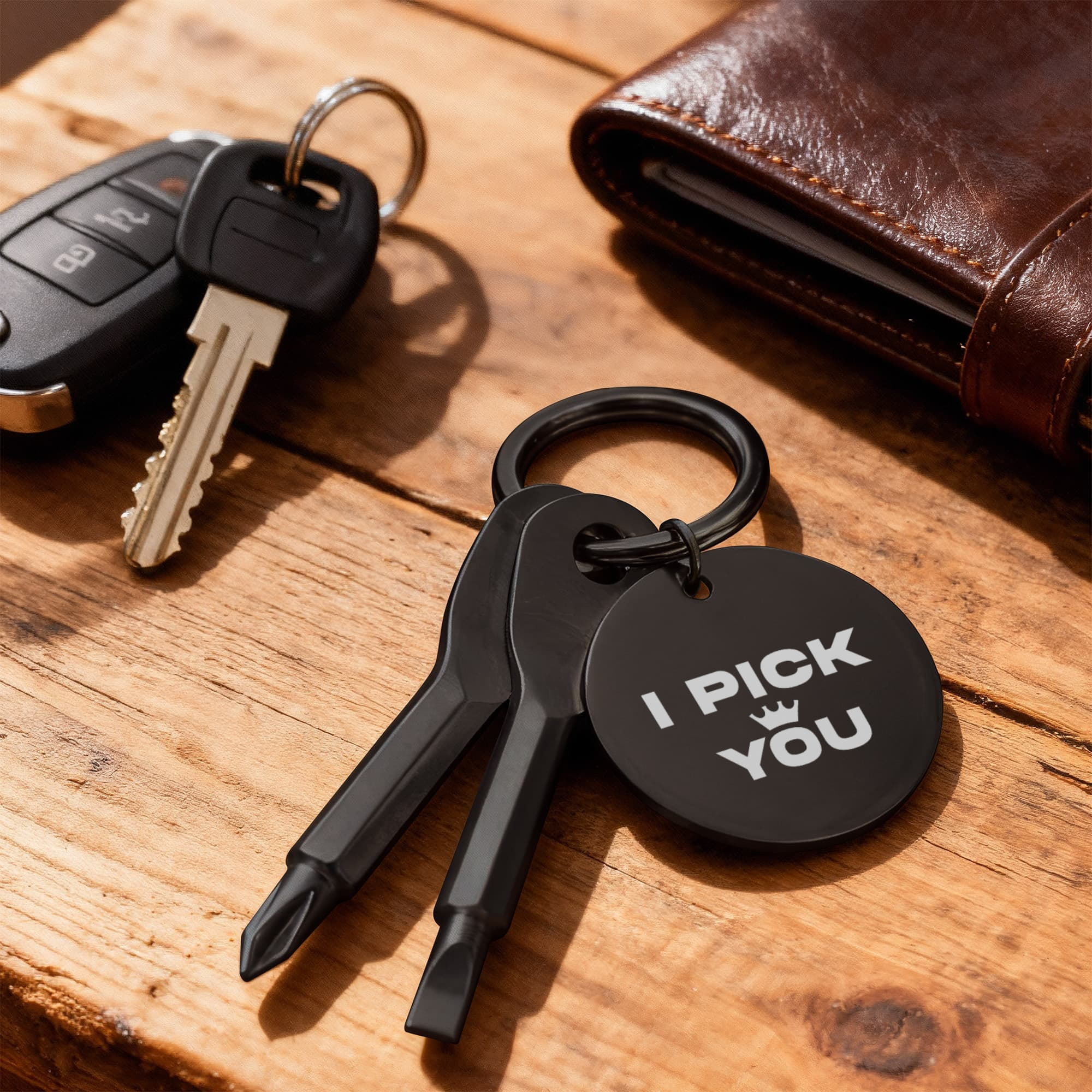 Soulmate Engraved Keychain – A Small Gift with Big Meaning - I Pick You