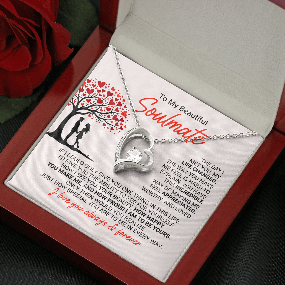 Soulmate  Romantic Heart Necklace – A Gift of Love & Appreciation