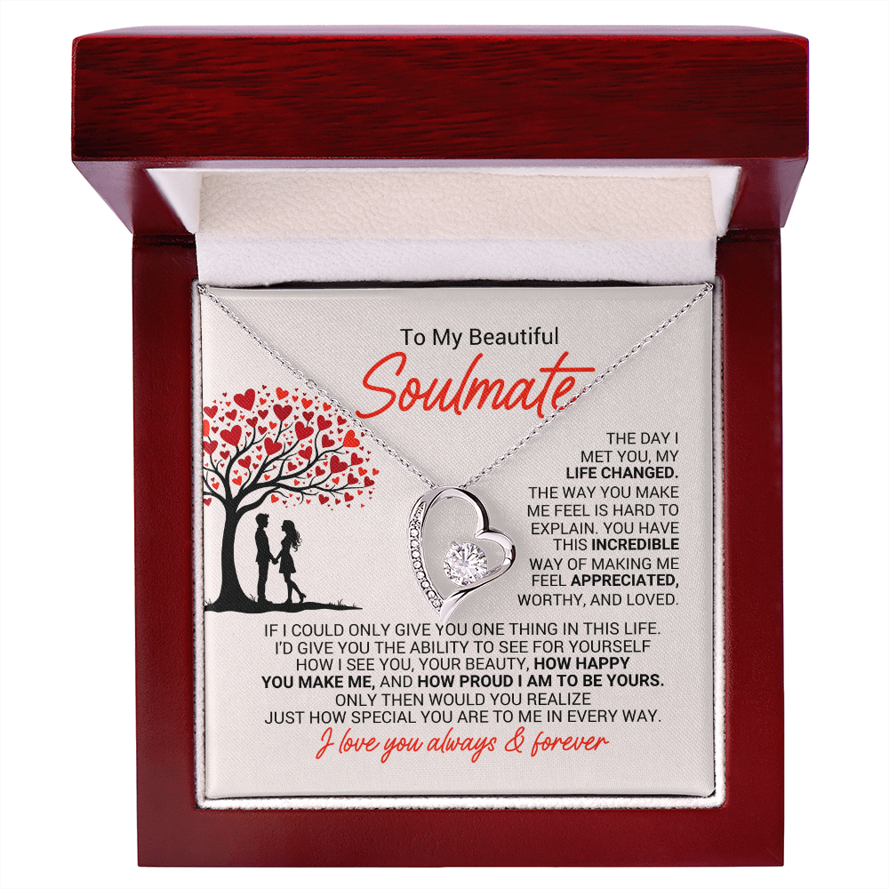 Soulmate  Romantic Heart Necklace – A Gift of Love & Appreciation