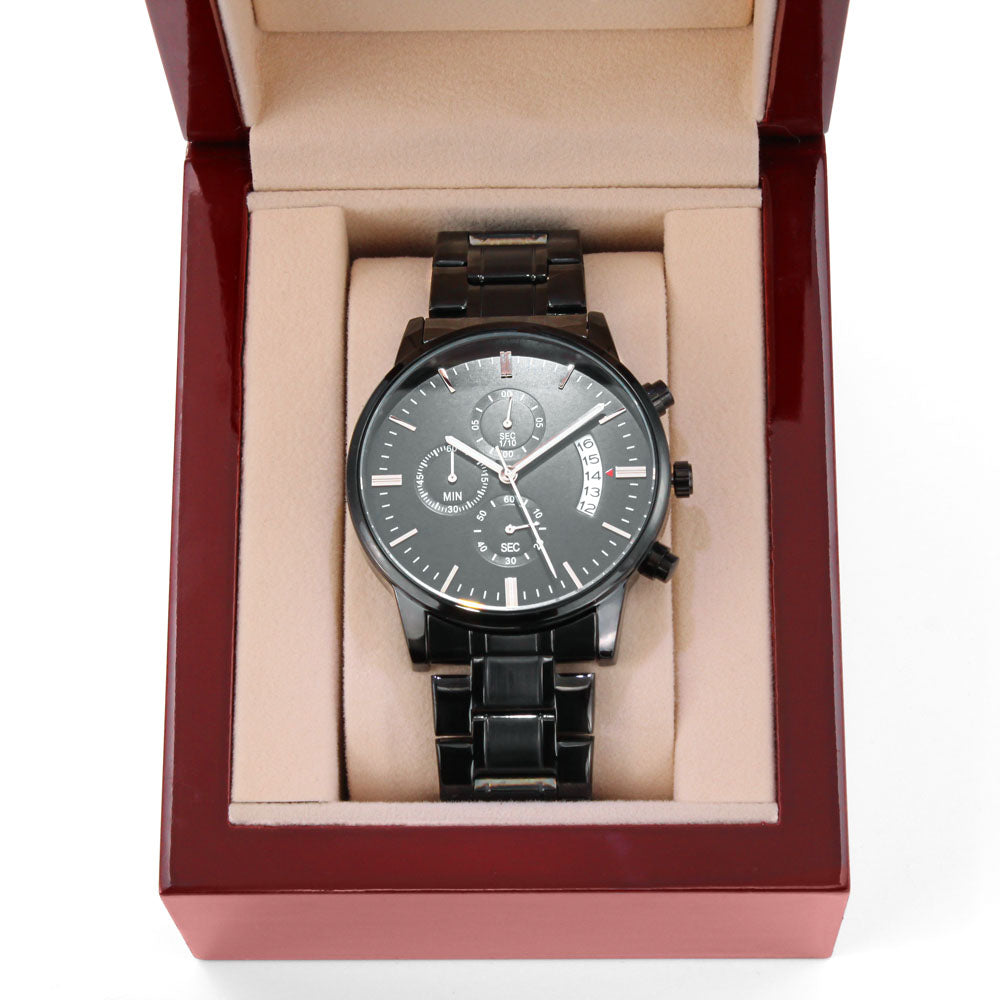 To My Future Husband Engraved Watch – Engagement Gift for Fiancé | Counting Down to “I Do”