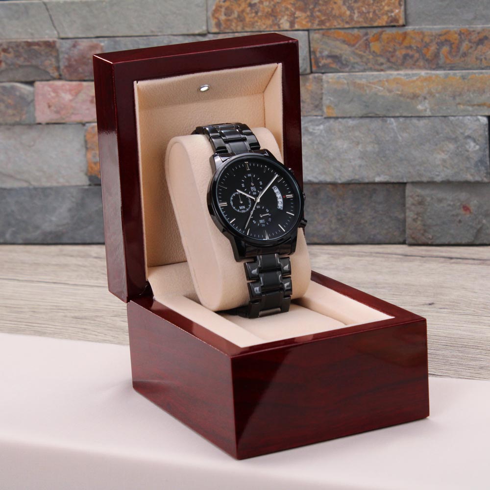 To My Future Husband Engraved Watch – Engagement Gift for Fiancé | Counting Down to “I Do”