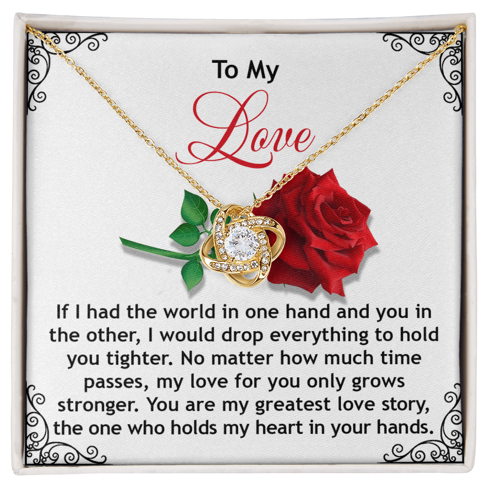 Romantic Necklace Gift for Your Love - Gratest Love Story