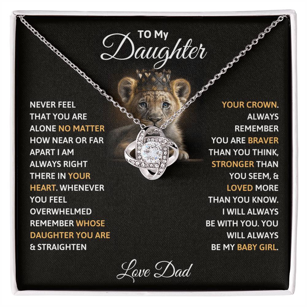 To my daughter, you will always be my baby girl