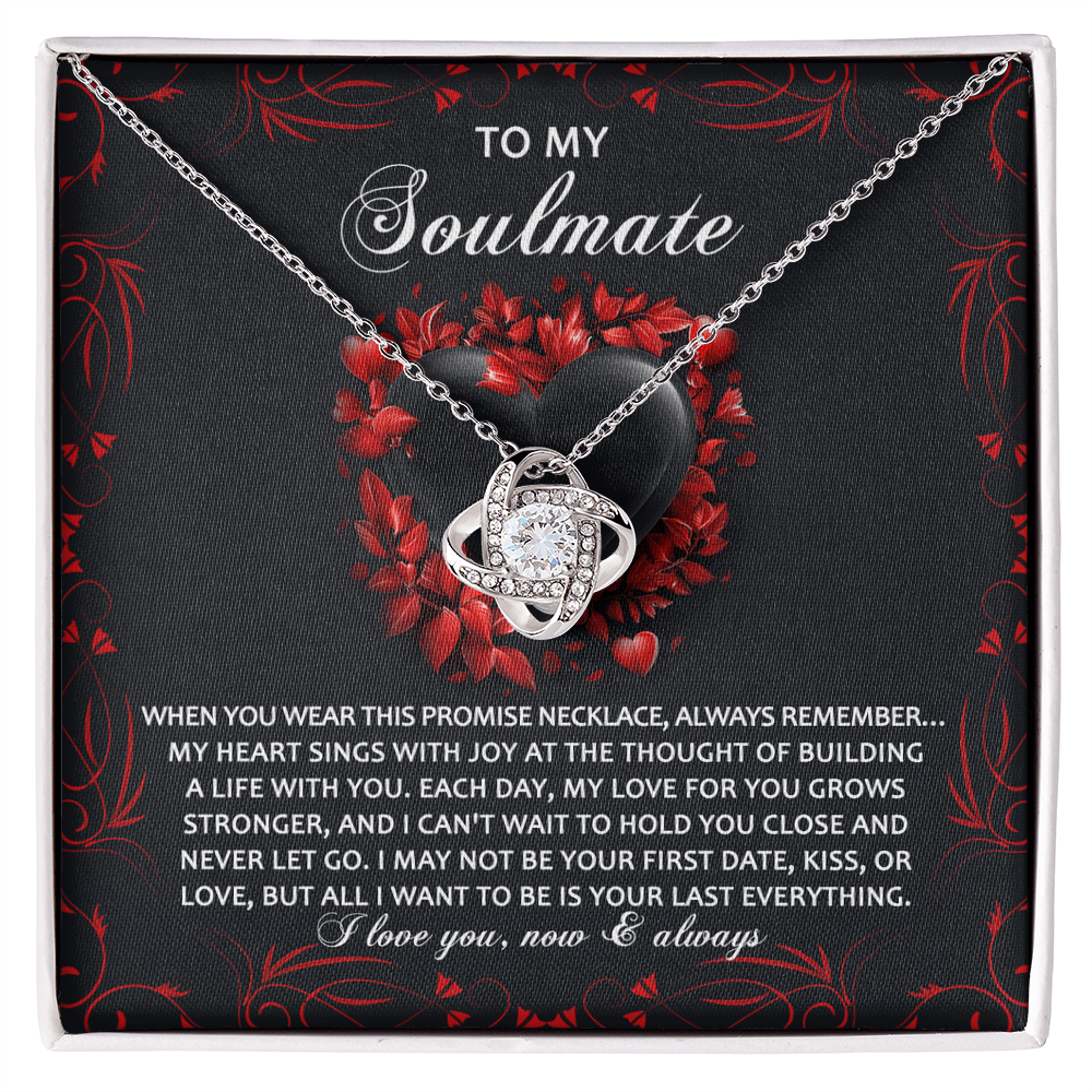 o My Soulmate – Hold You Close Promise Necklace | Romantic Valentine's or Anniversary Gift for Her