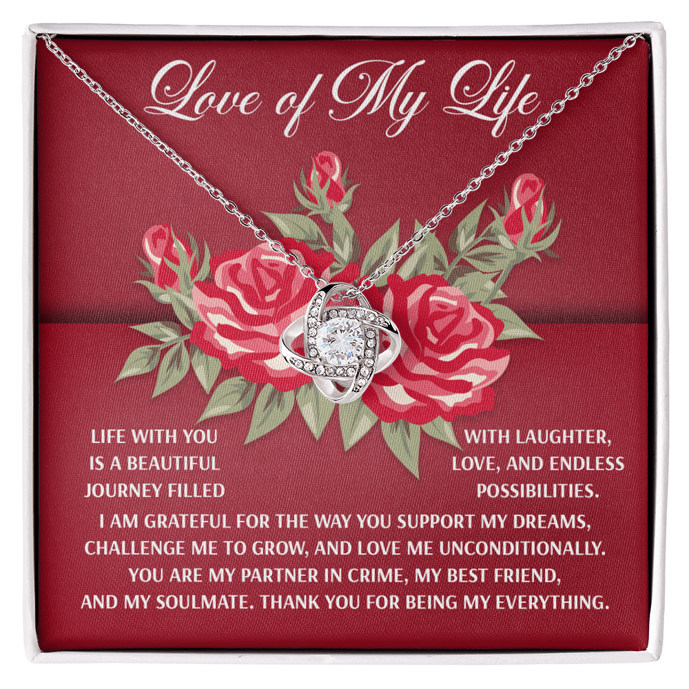 Love of My Life – Endless Possibilities Necklace Gift for Soulmate