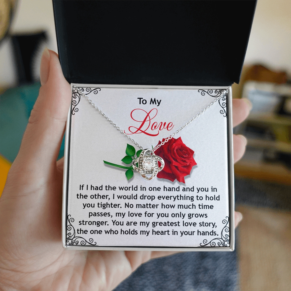 Romantic Necklace Gift for Your Love - Gratest Love Story
