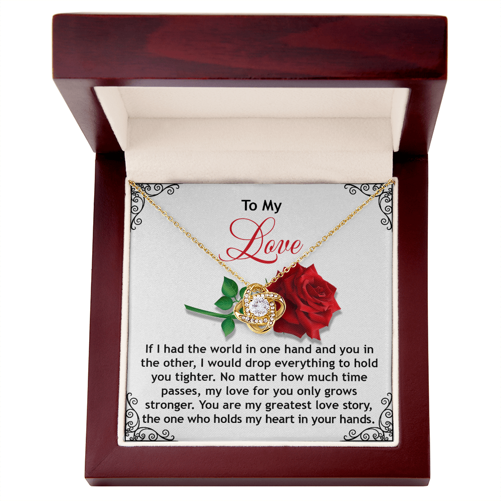 Romantic Necklace Gift for Your Love - Gratest Love Story