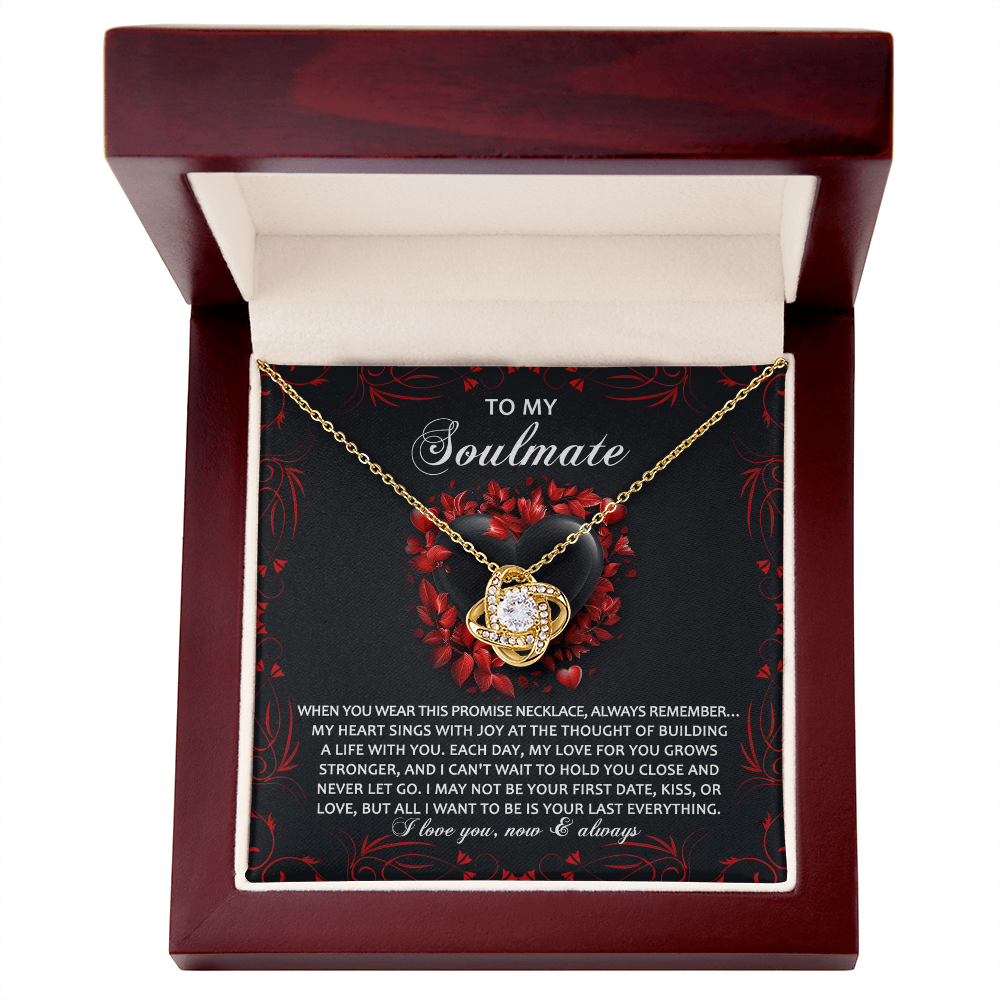o My Soulmate – Hold You Close Promise Necklace | Romantic Valentine's or Anniversary Gift for Her