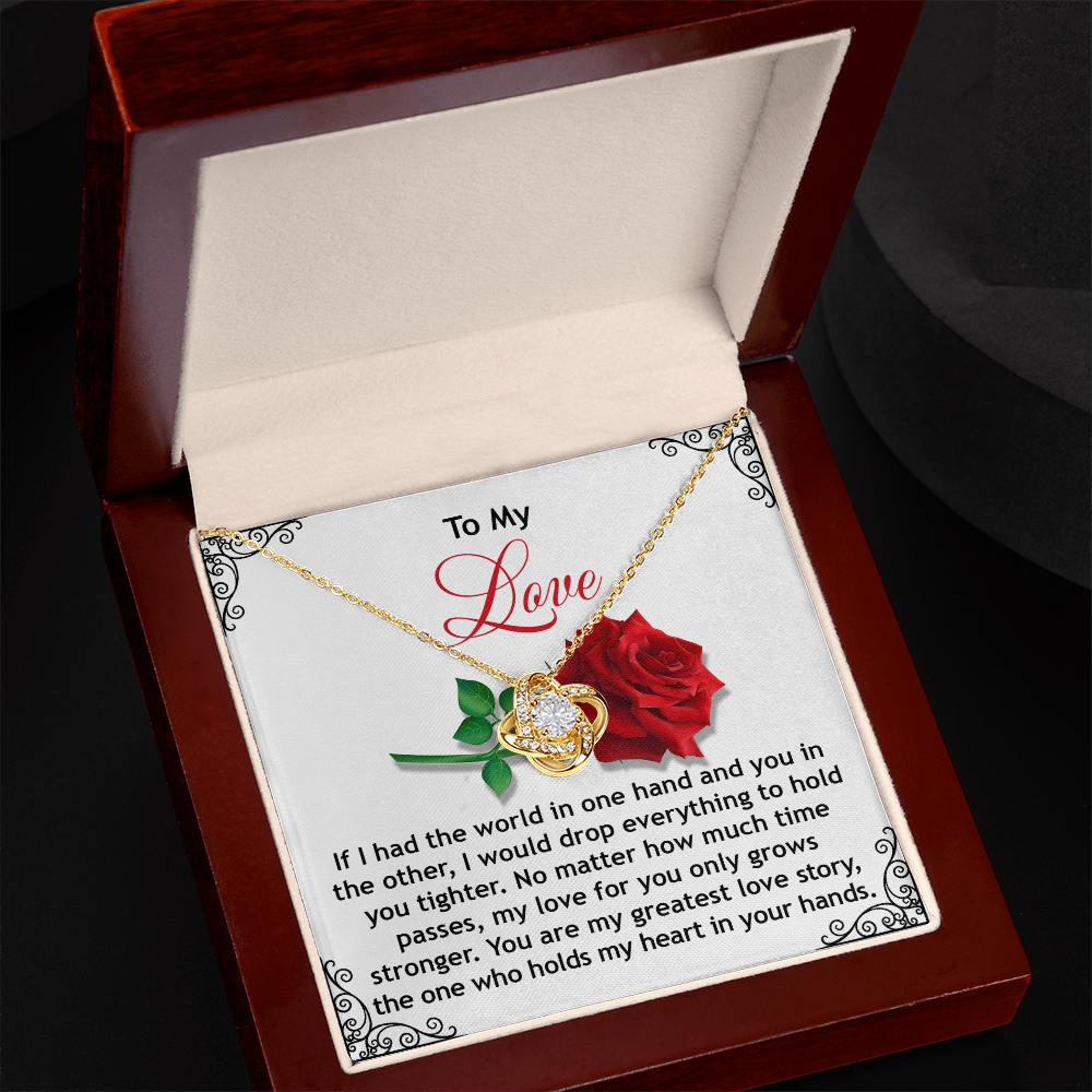 Romantic Necklace Gift for Your Love - Gratest Love Story