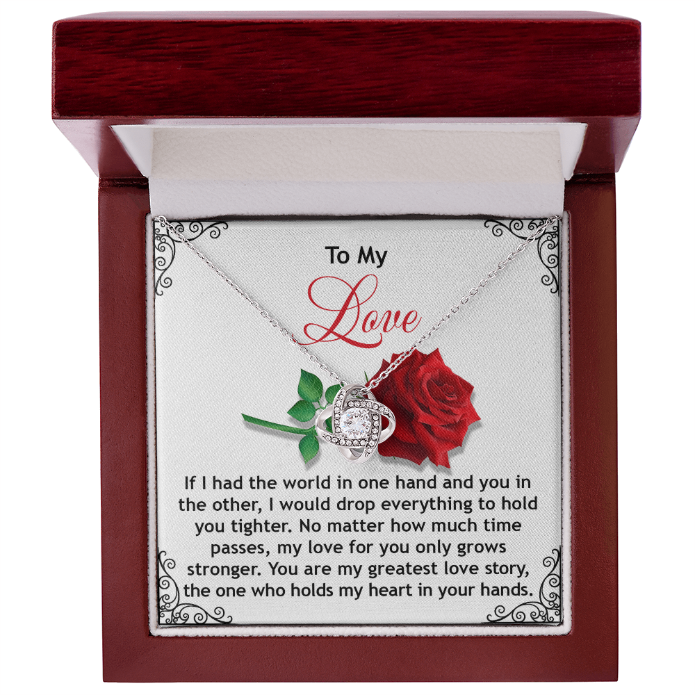 Romantic Necklace Gift for Your Love - Gratest Love Story