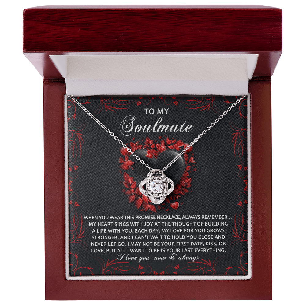 o My Soulmate – Hold You Close Promise Necklace | Romantic Valentine's or Anniversary Gift for Her