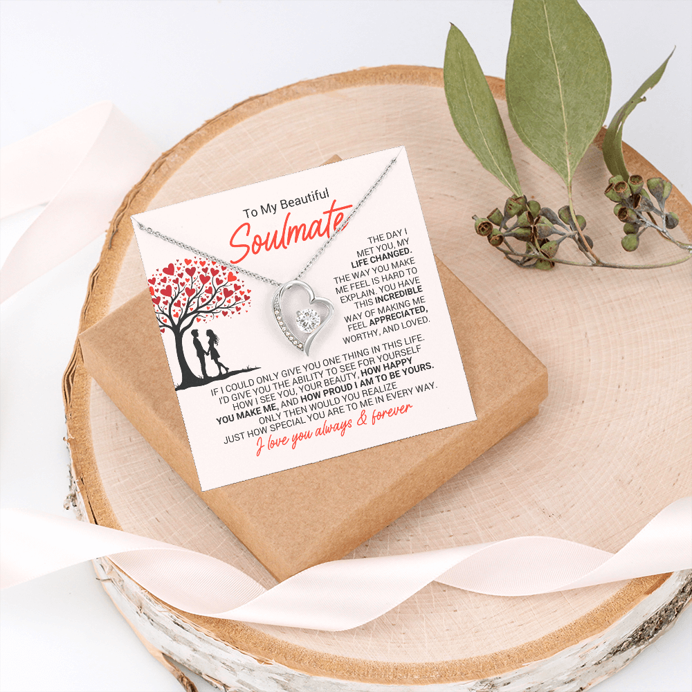 Soulmate  Romantic Heart Necklace – A Gift of Love & Appreciation