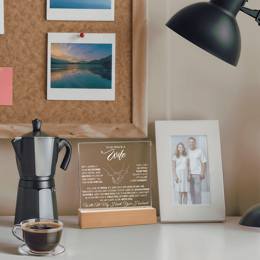 Wife Romantic Acrylic Plaque  – Always By Your Side