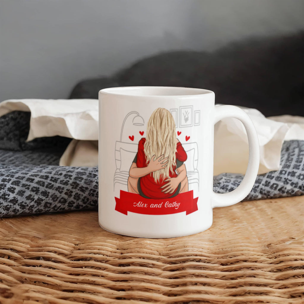 Boyfriend Personalized Funny Coffee Mug - My Girlfriend is Hotter than My Coffee