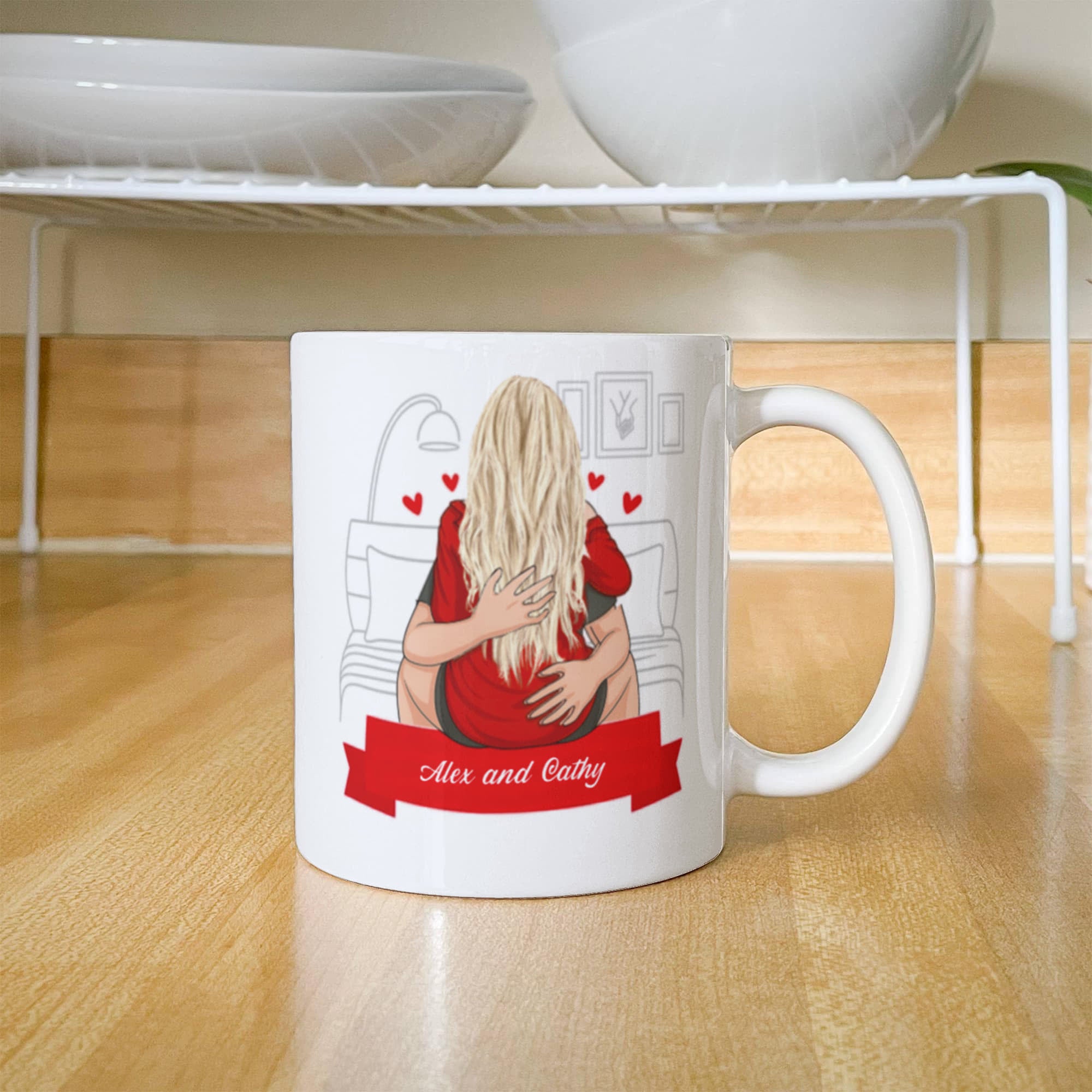 Boyfriend Personalized Funny Coffee Mug - My Girlfriend is Hotter than My Coffee