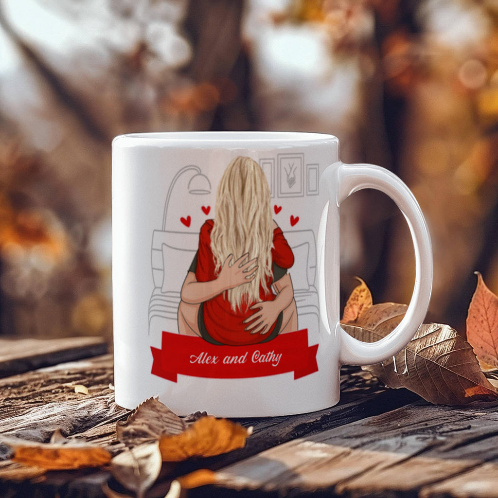 Boyfriend Personalized Funny Coffee Mug - My Girlfriend is Hotter than My Coffee