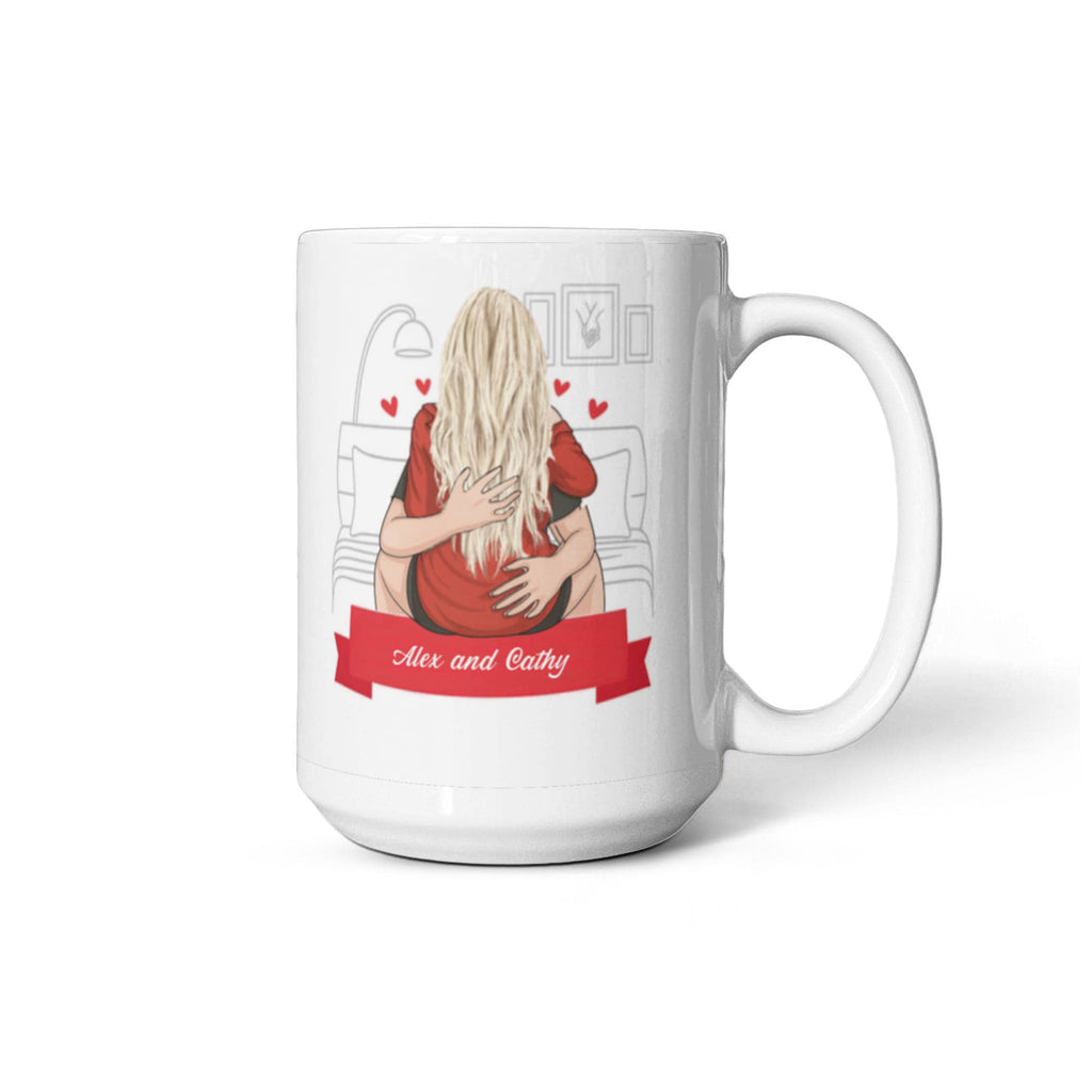 Boyfriend Personalized Funny Coffee Mug - My Girlfriend is Hotter than My Coffee