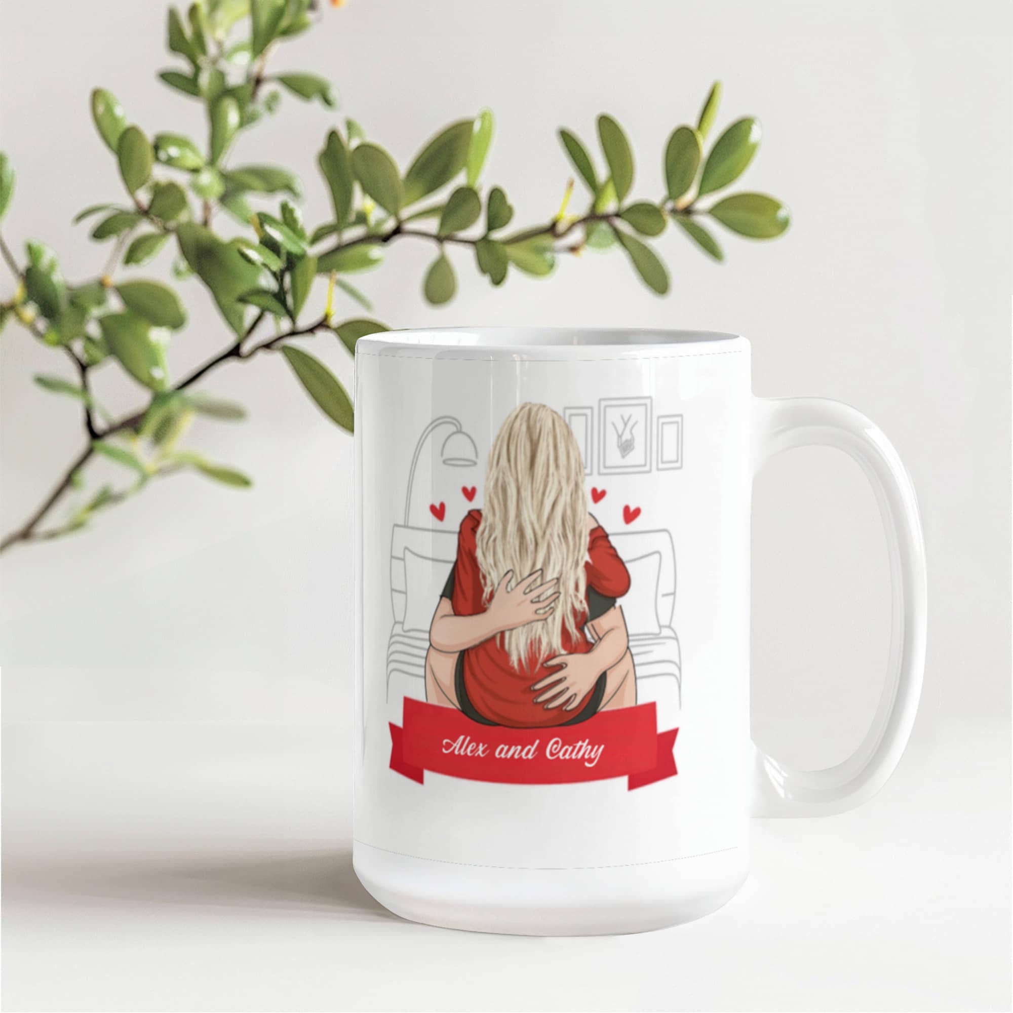 Boyfriend Personalized Funny Coffee Mug - My Girlfriend is Hotter than My Coffee