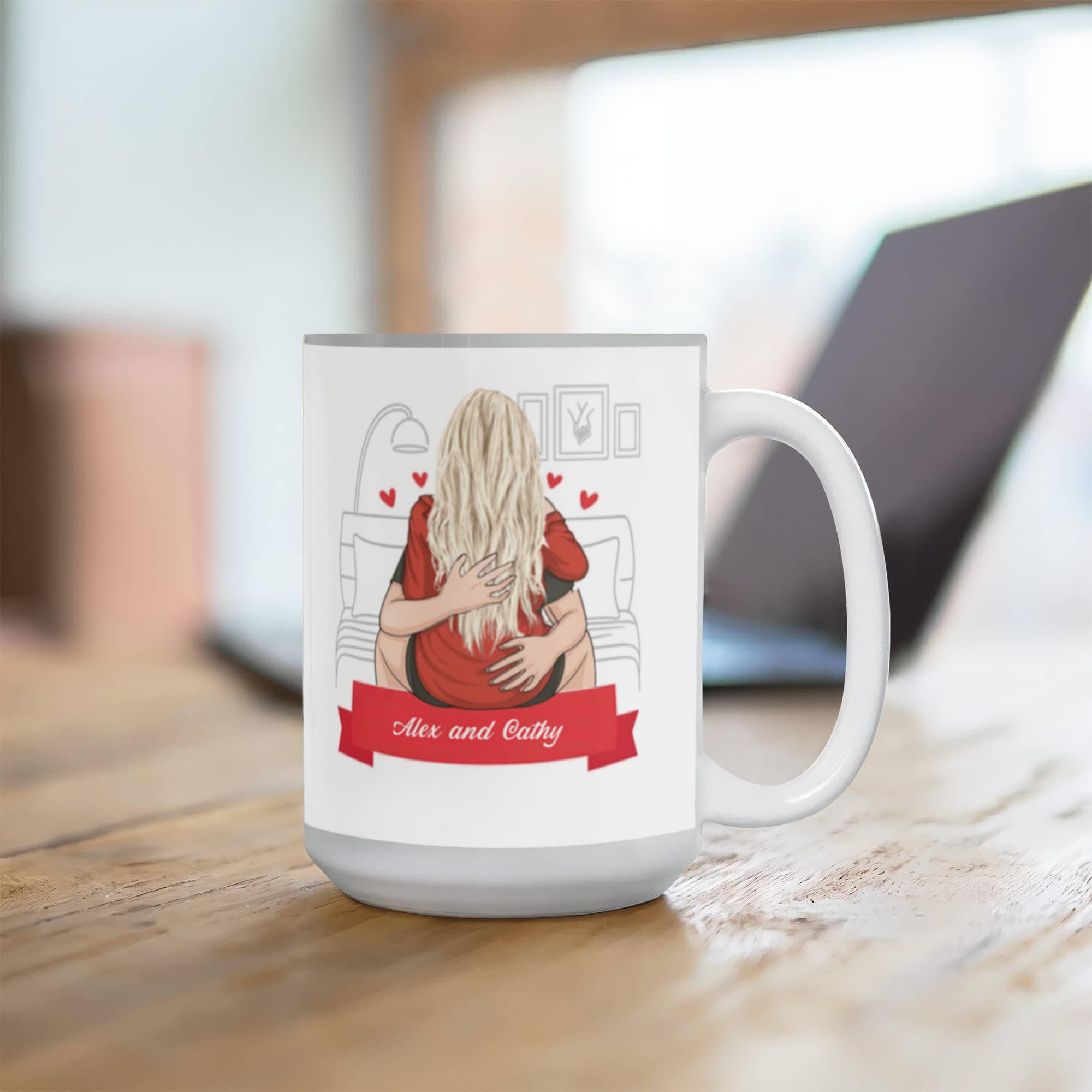Boyfriend Personalized Funny Coffee Mug - My Girlfriend is Hotter than My Coffee