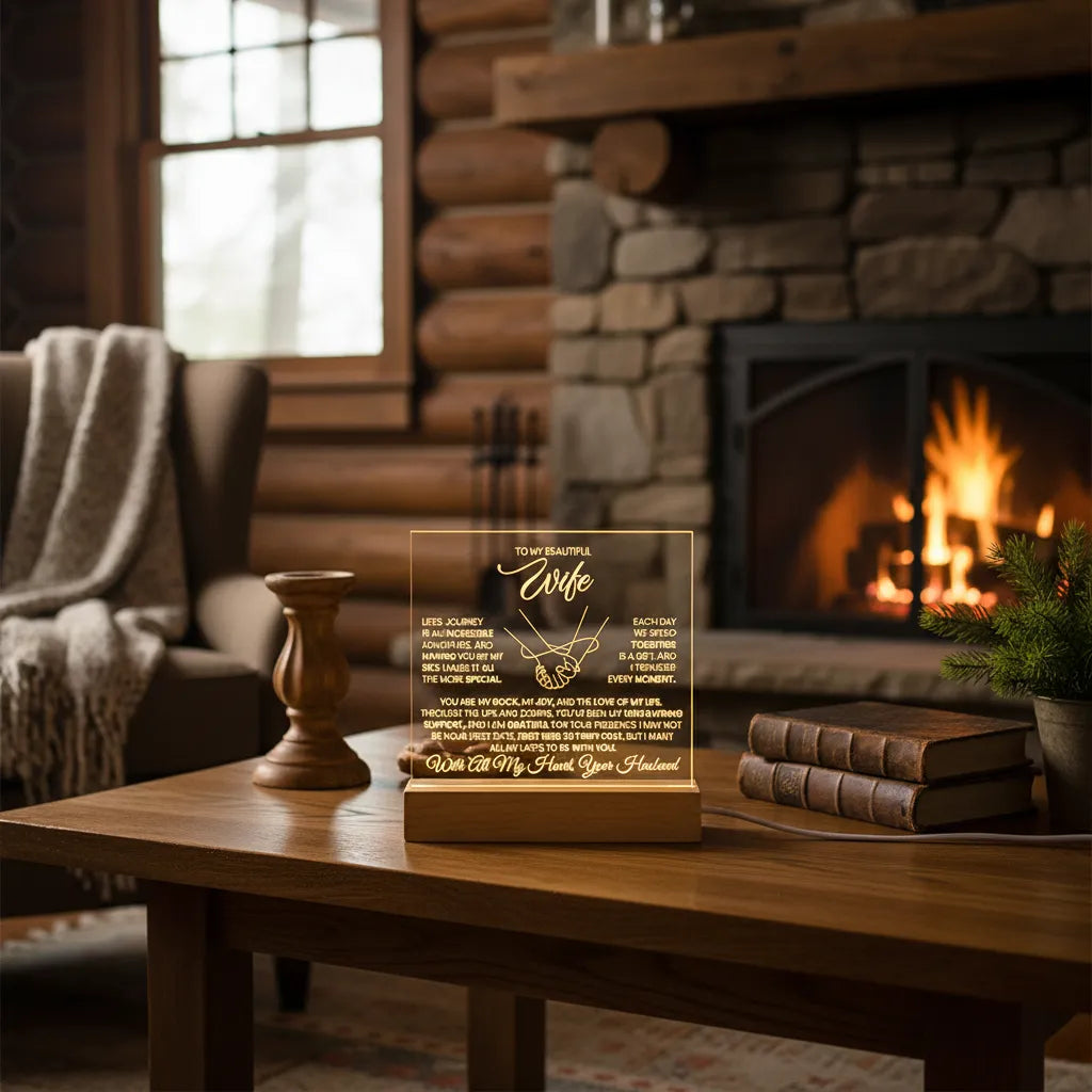 Wife Romantic Acrylic Plaque  – Always By Your Side