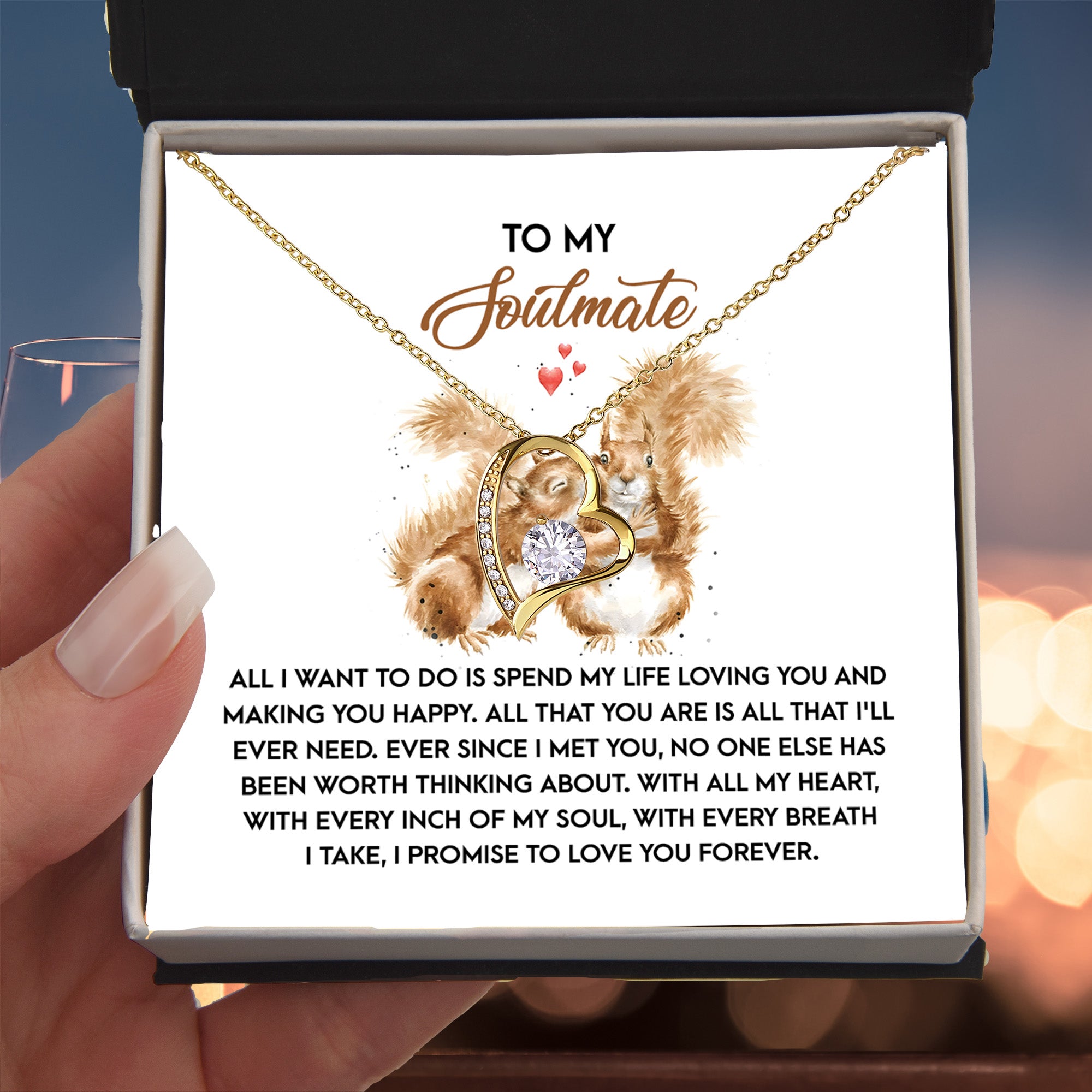 Soulmate - Making You Happy - Forever Love Necklace