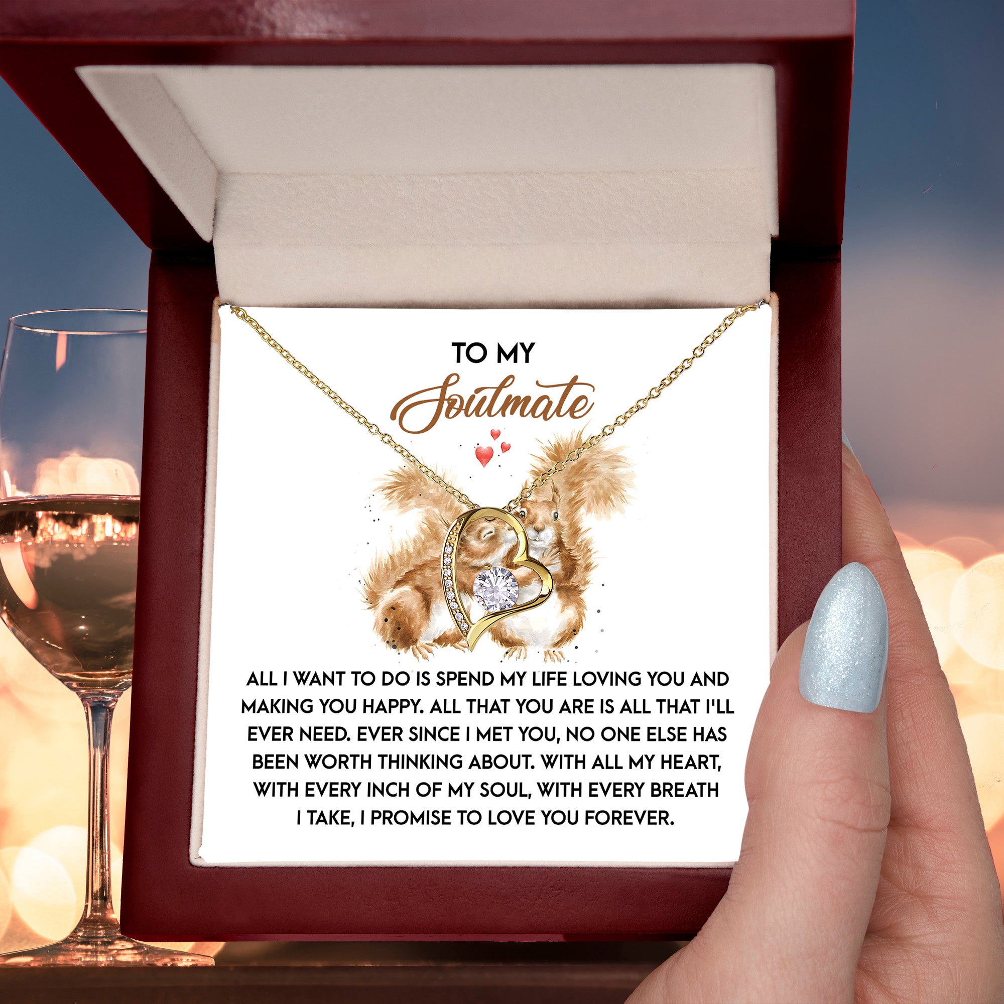 Soulmate - Making You Happy - Forever Love Necklace