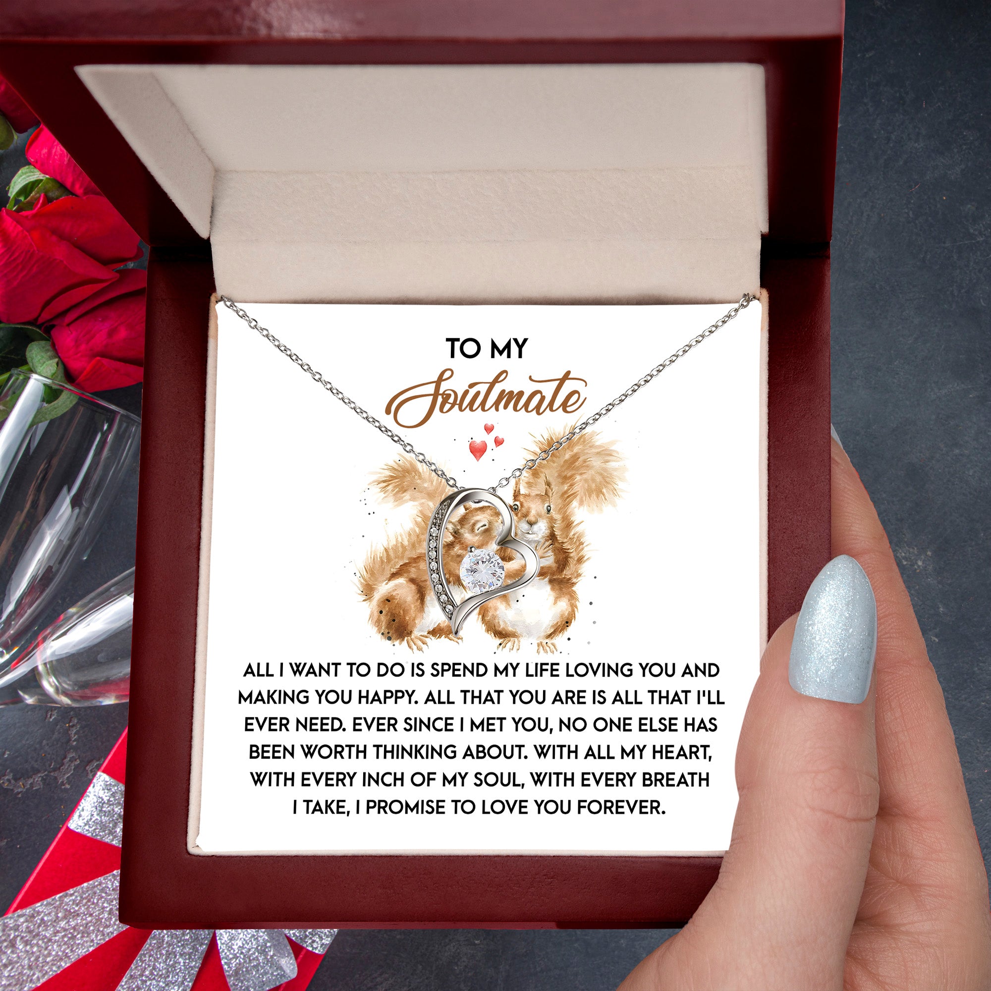 Soulmate - Making You Happy - Forever Love Necklace