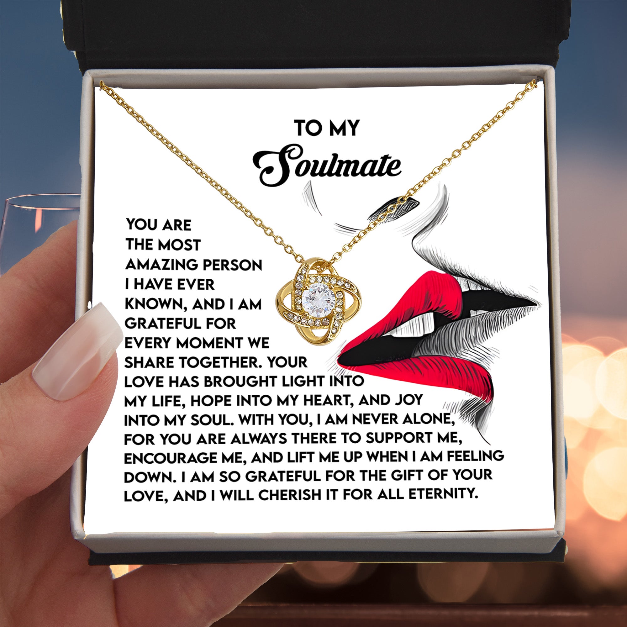 Soulmate Love Knot Necklace - Joy Into My Soul