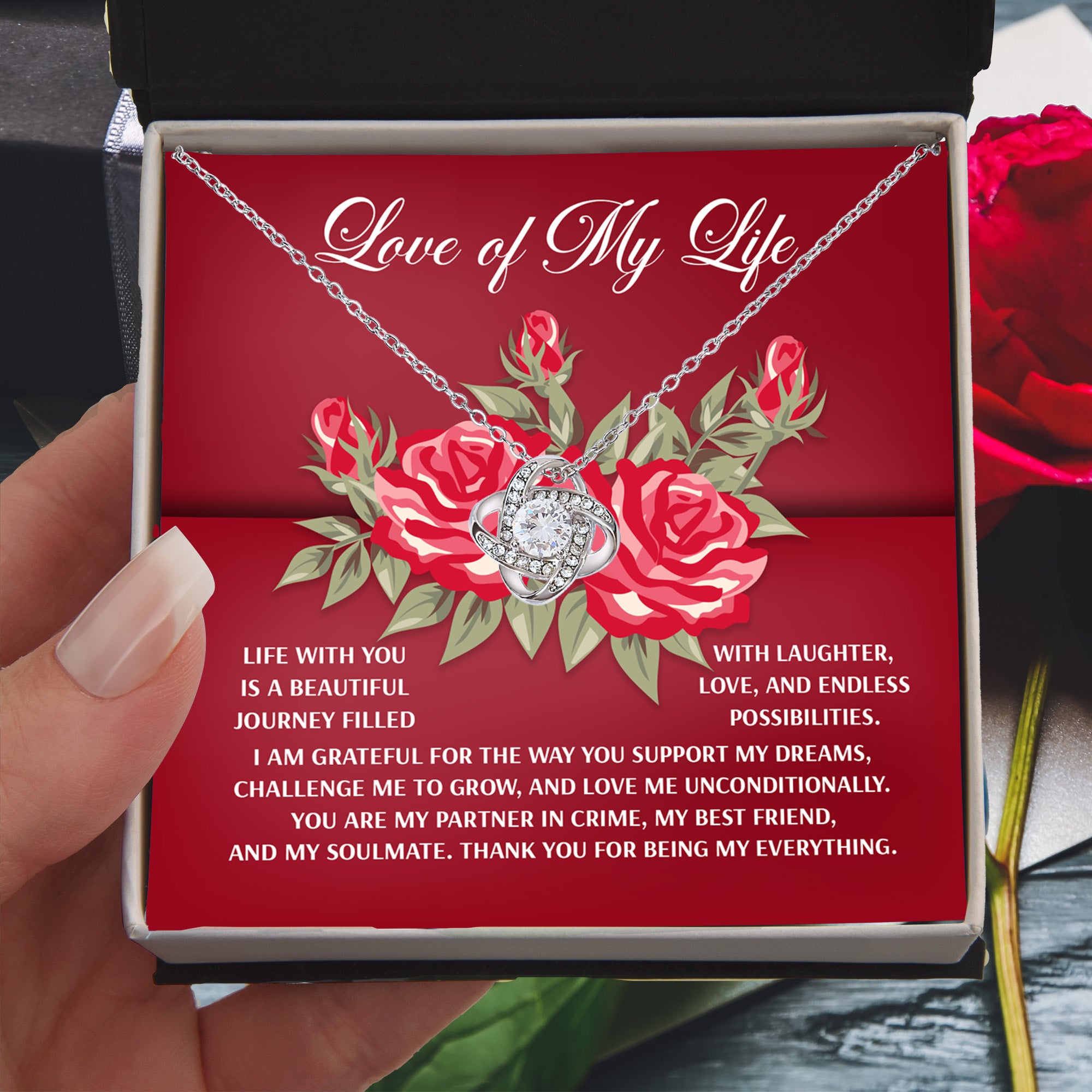 Love of My Life – Endless Possibilities Necklace Gift for Soulmate