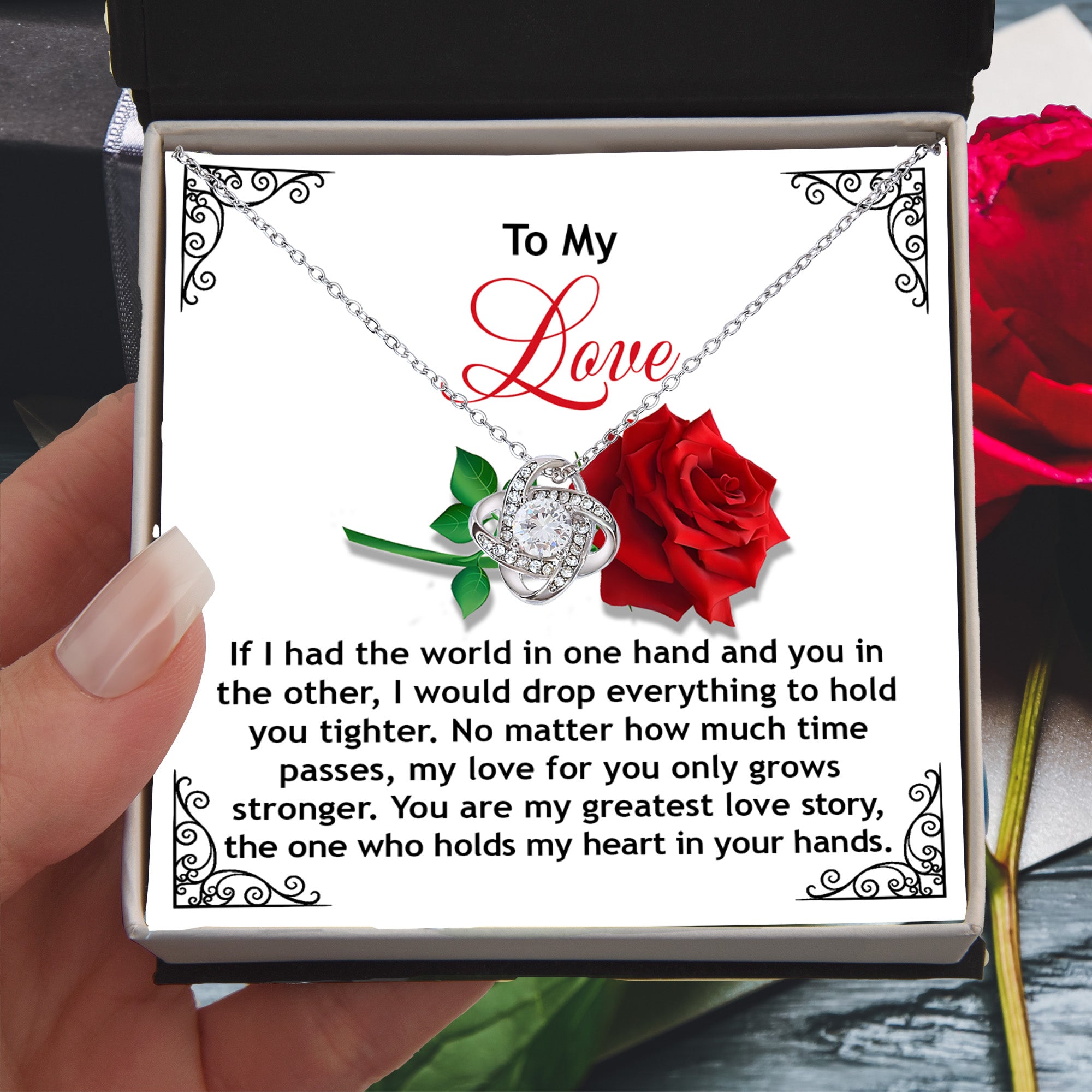 Romantic Necklace Gift for Your Love - Gratest Love Story