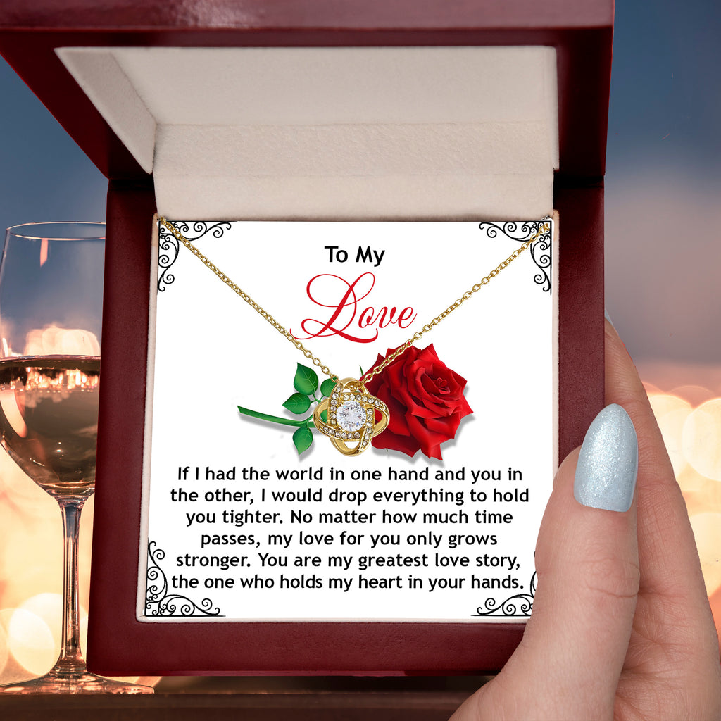 Romantic Necklace Gift for Your Love - Gratest Love Story