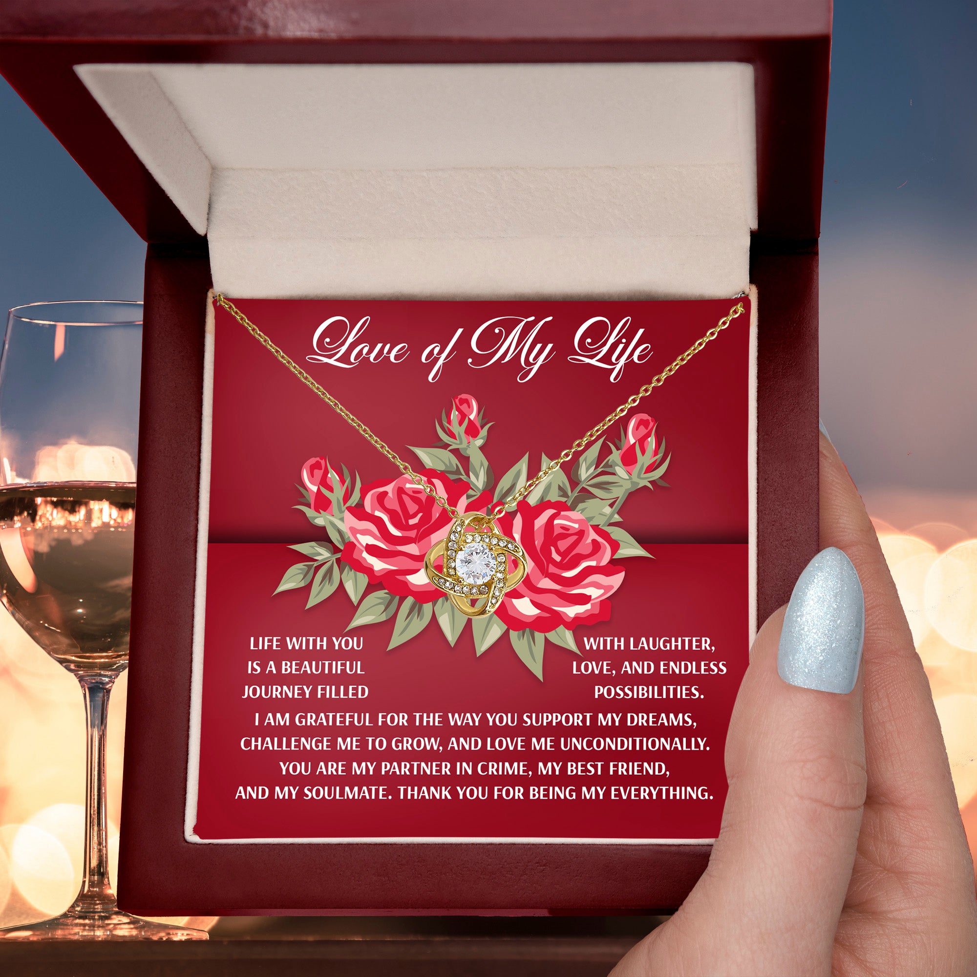 Love of My Life – Endless Possibilities Necklace Gift for Soulmate