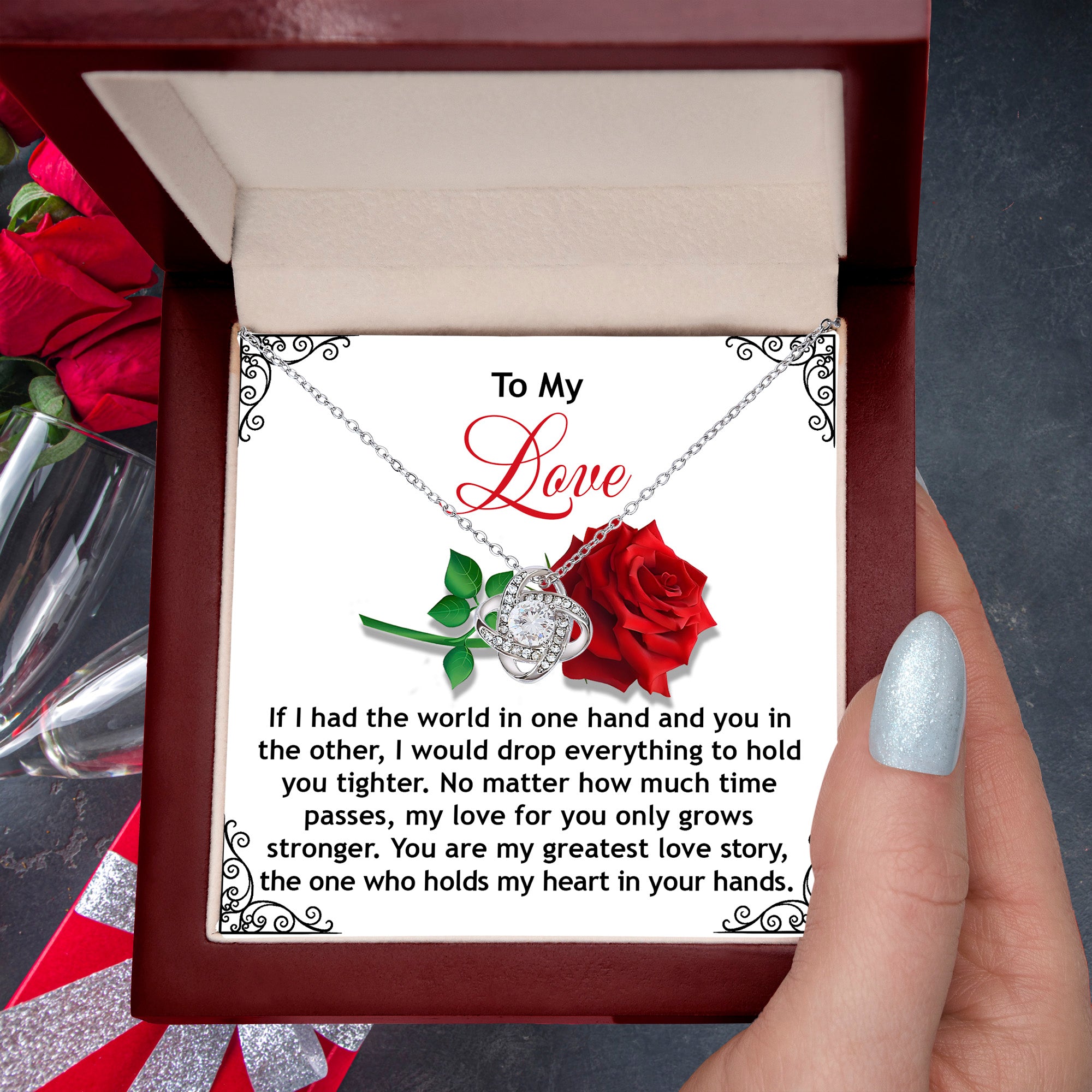 Romantic Necklace Gift for Your Love - Gratest Love Story